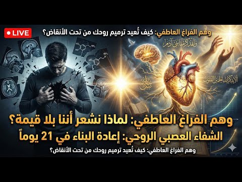 وهم الفراغ العاطفي لماذا نشعر أننا بلا قيمة بعد الفراق الشفاء العصبي الروحي والتعافي في 21 يوم ا