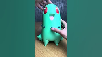 3D Printed Chikorita Pokemon
