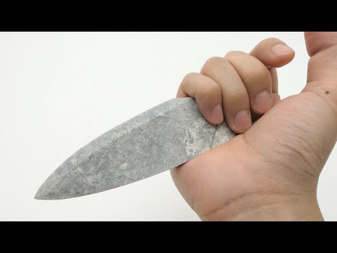 Primitive. stone kitchen knife