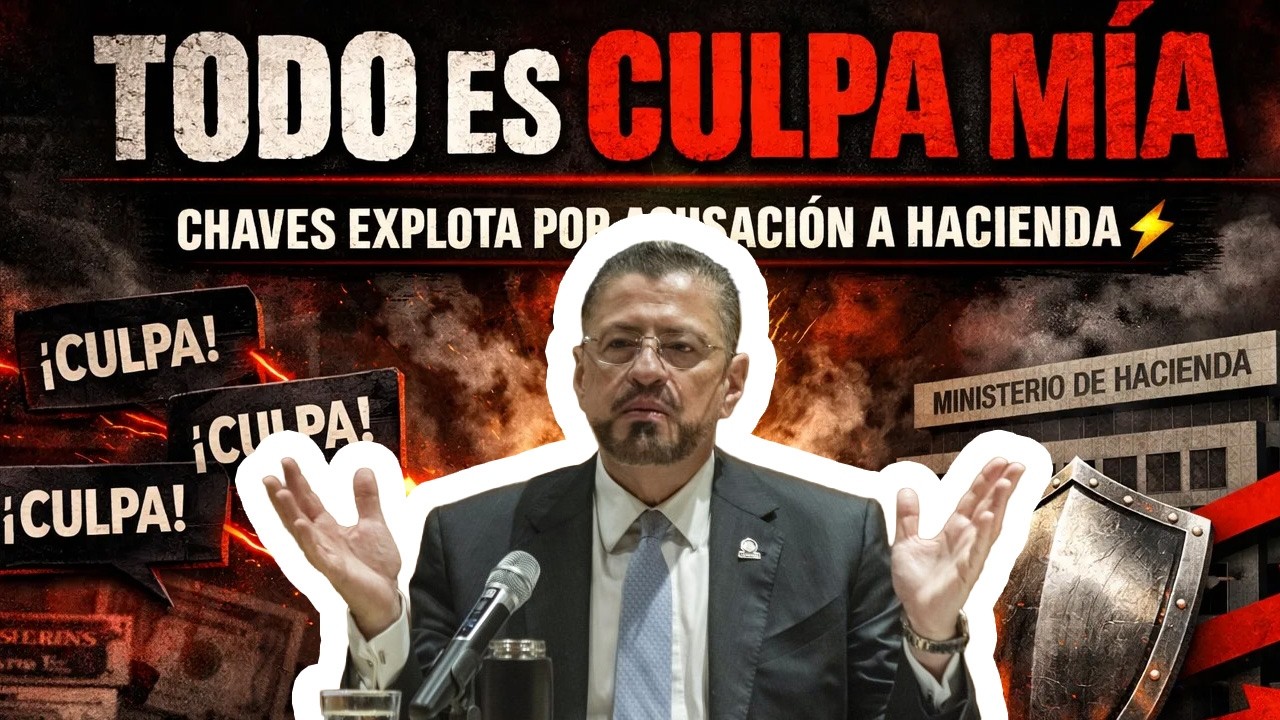 “TODO ES CULPA MÍA” — Rodrigo Chaves EXPLOTA POR ACUSACIÓN A HACIENDA ⚡
