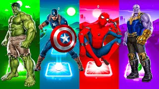 Telis Hop EDM & Phonk Rush - Hulk vs Captain America vs Spider-Man vs Thanos