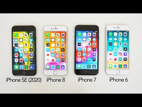 Speed Test: iPhone SE 2020 vs iPhone 8 vs iPhone 7 vs iPhone 6!