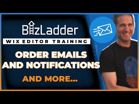 Wix Training - Order Notification Emails And Settings