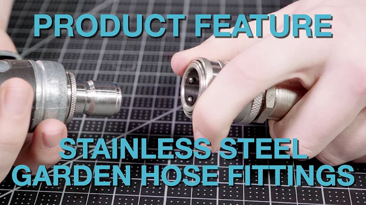 Veloci Stainless Garden Hose Quick Connect Fittings