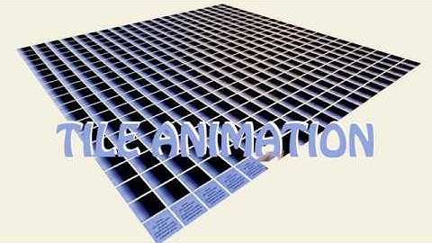 ANIMATED TILES IN BLENDER 2.82.