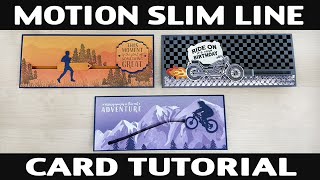 Stamping Jill - Motion Slim Line Card Tutorial