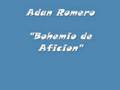 Adan Romero - Bohemio de Aficion