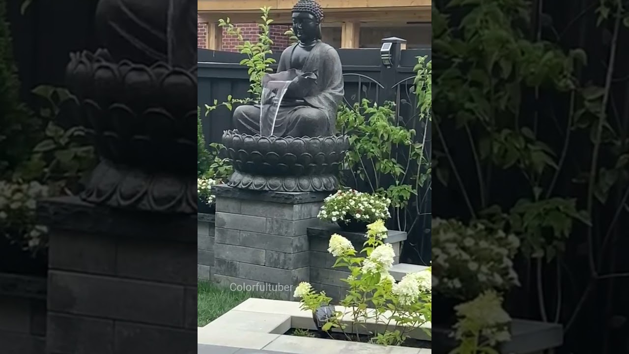 House Backyard / Buddha statue / Buddha fountain / Backyard Garden 