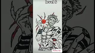 draw Sakuna level by level #drawing #art #shortsfeed #anime #sketch #