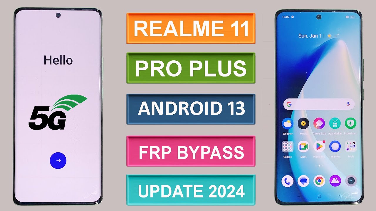REALME 11 PRO PLUS 5G FRP BYPASS WITHOUT PC REALME 11 PRO PLUS GMAIL ID ...