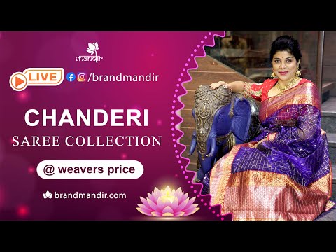 Chanderi Sarees Collection at Weavers Price FOR 24Hours Only | Brand Mandir Sarees