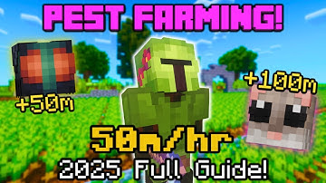 How to make 50m/hr with Pest Farming! | Hypixel Skyblock Guide