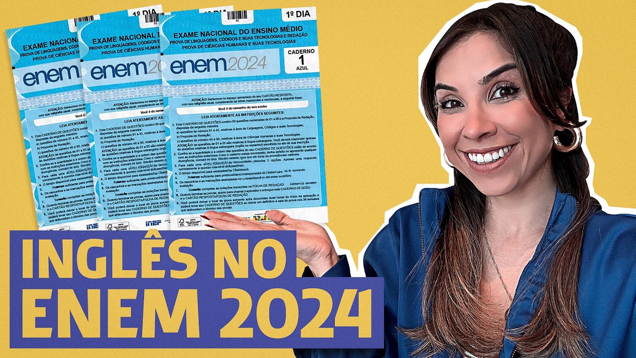 Comentando a prova de INGLÊS | Resultado ENEM 2024