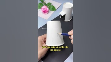 Làm Chú Chim Cánh Cụt Bằng Cốc Giấy #shorts