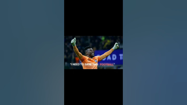 Onana has to save football 😲