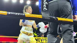 Watch full fight Alex Kay Gets The Win Over Maddy Belle esnews boxing