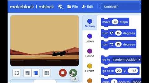 How to make a airplane fly in mblock