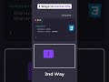 Which Method Centers Divs Best #CodingTips #CSS #Shorts