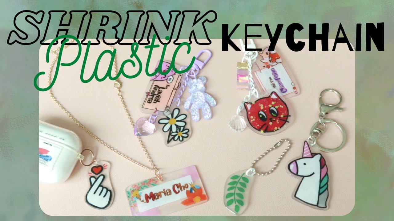 How to make shrinkles keychain (Shrink plastic crafts) - 슈링클스 키링 만들기