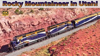 Rocky Mountaineer Train in Utah! (4K) | Oct. 2023