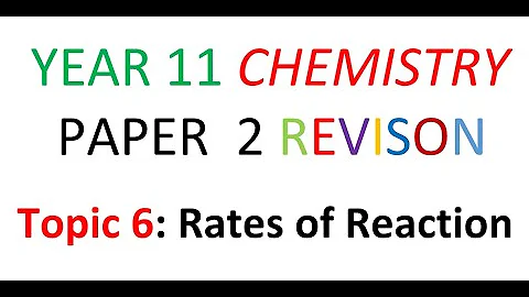 Master GCSE Chemistry Topic 6: Rates & Equilibrium