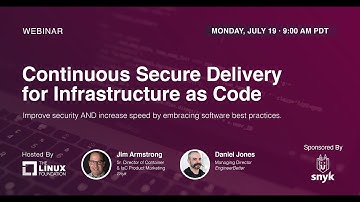 LF Live Webinar: Continuous Secure Delivery for Infrastructure as Code