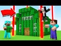 MINECRAFT CACTUS BASE HOUSE   NOOB vs PRO vs HACKER BATTLE ANIMATION