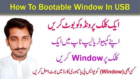 Create a Bootable usb drive in Urdu/Hindi | Windows 7, 8,10,11 and Vista