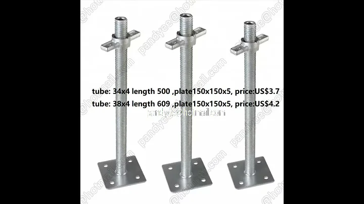 adjustable base jack, screw jack ,ajustável sapata