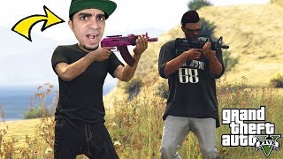 قراند 5 : سوينا شغب في المدينة و سرقنا الشرطة GTA V !! 😱🔥