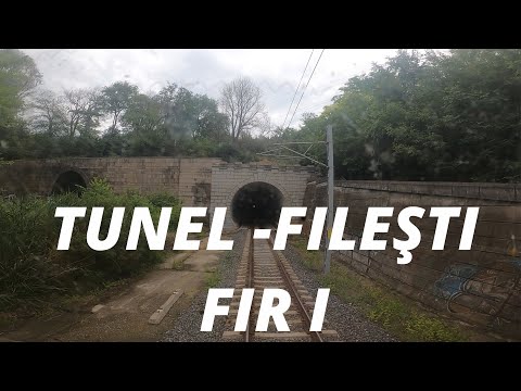 TUNEL FILEȘTI - GALAȚI  - Cum arată noul tunel Filești din locomotivă?