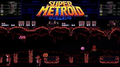 Super Metroid "race" old (41:23) vs new (41:23) world record any% Zoast vs himself)
