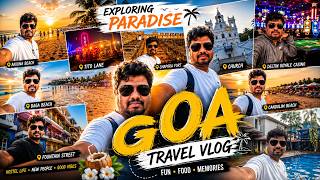 GOA TRAVEL VLOG 🌴 | Beaches, Hostel Life, Tito Lane, Casino & Sunset Memories ✨