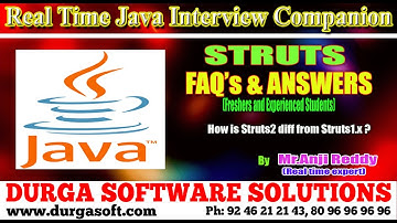 Java Interview Companion||Struts ||How is Struts2 diff from Struts1.x ?