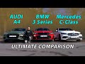 Mercedes cclass vs bmw 3 series vs audi a4  which is better