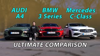 Mercedes CClass vs BMW 3 Series vs Audi A4  which is better?