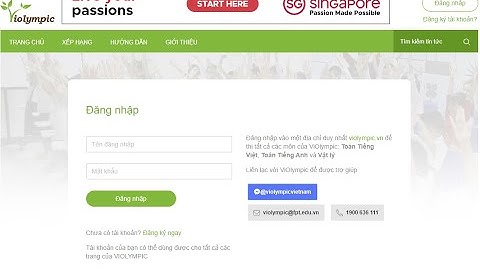 Hướng dẫn đăng nhập tài khoản để luyện tập trên Violympic