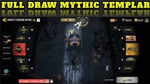 Mythic Templar Full Draw Purchase CODM Knight
