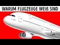 Warum Flugzeuge fast immer weiß sind