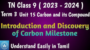 Introduction| and Discovery of Carbon Milestone Class 9 Science Term 3 Unit 15 Carbonand itsCompound