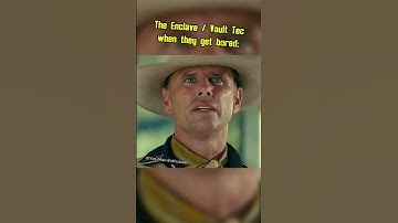 The Brotherhood of Steel vs. the Enclave - dealing with boredom #fallout #memes #shorts