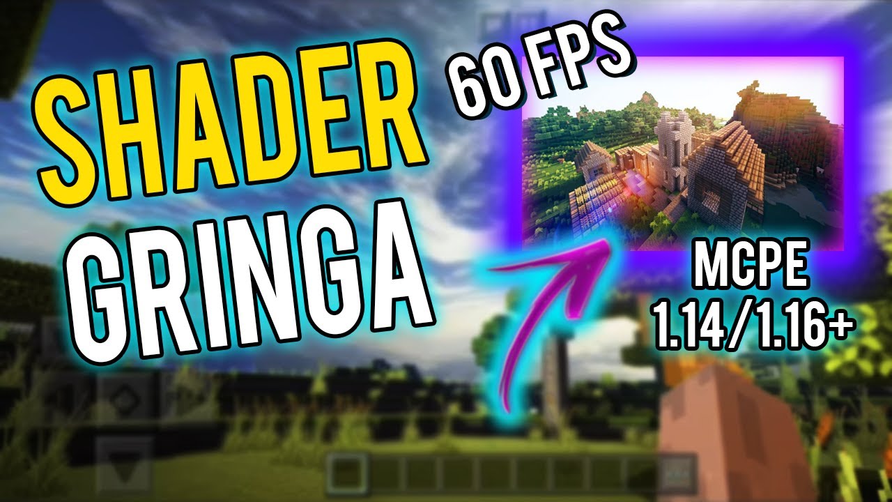 🔥🔥 Shaders LEVE E REALISTA PARA CELULAR NO Minecraft PE 1.20+❗❗❗ 