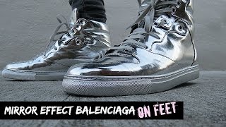 Silver Mirror Effect Balenciaga ON FEET !