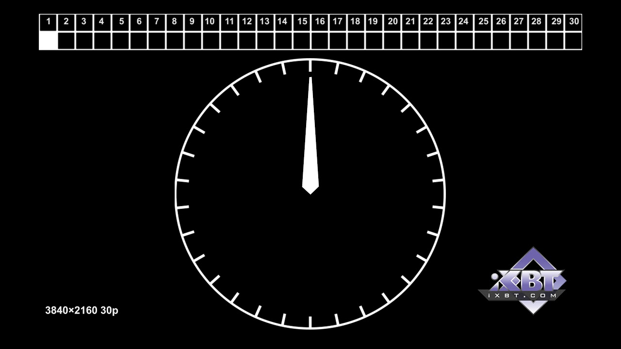 Clock 30p judder test - YouTube
