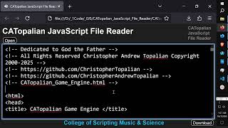 Javascript File Reader - Learn From This Js Application