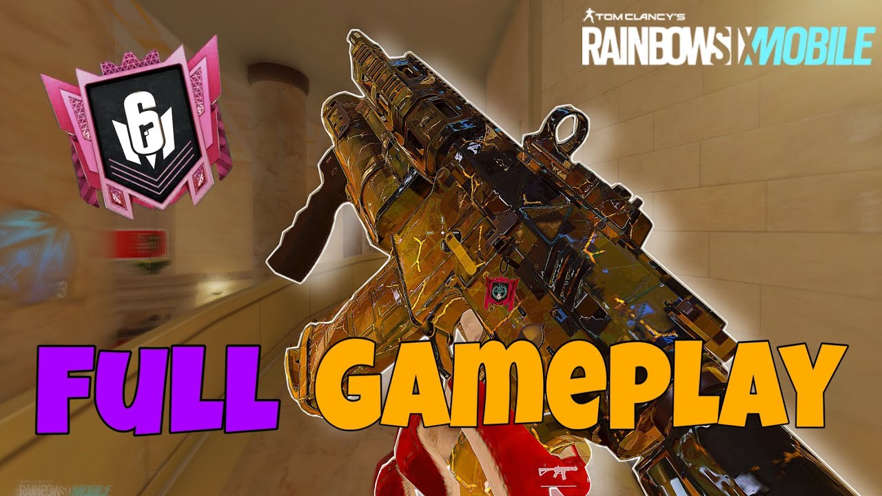 How A *MASTER* Rank Player Plays Ranked (Full Gameplay) || Rainbow Six Mobile 