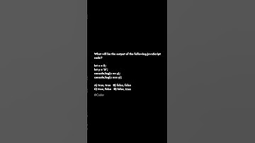 What will be the output of following JavaScript code? #code #coder #computerlanguage #edu
