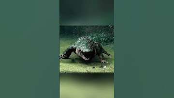 🐊👀💀 CÁ SẤU KHỔNG LỒ MỞ MẮT, NGƯỜI ĐÀN ÔNG BỊ nghẻo Mega Crocodile #shorts