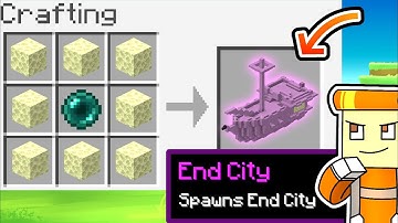 Minecraft but you can CRAFT STRUCTURES