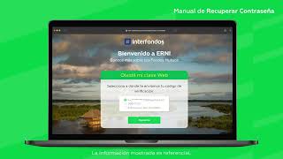 Manual recupero de contraseña - Erni Web